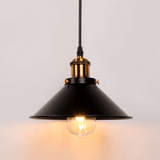 Cone-shaped Pendant light made of brass