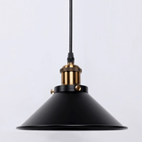 Cone-shaped Pendant light made of brass