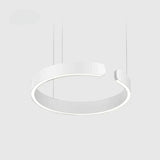 Modern circular LED pendant light