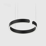 Modern circular LED pendant light