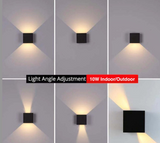 Modern Aluminum Waterproof LED Wall Sconce Wall Light Outdoor and Indoor Use