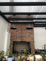 Cone-shaped Pendant light made of brass