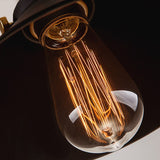 Cone-shaped Pendant light made of brass