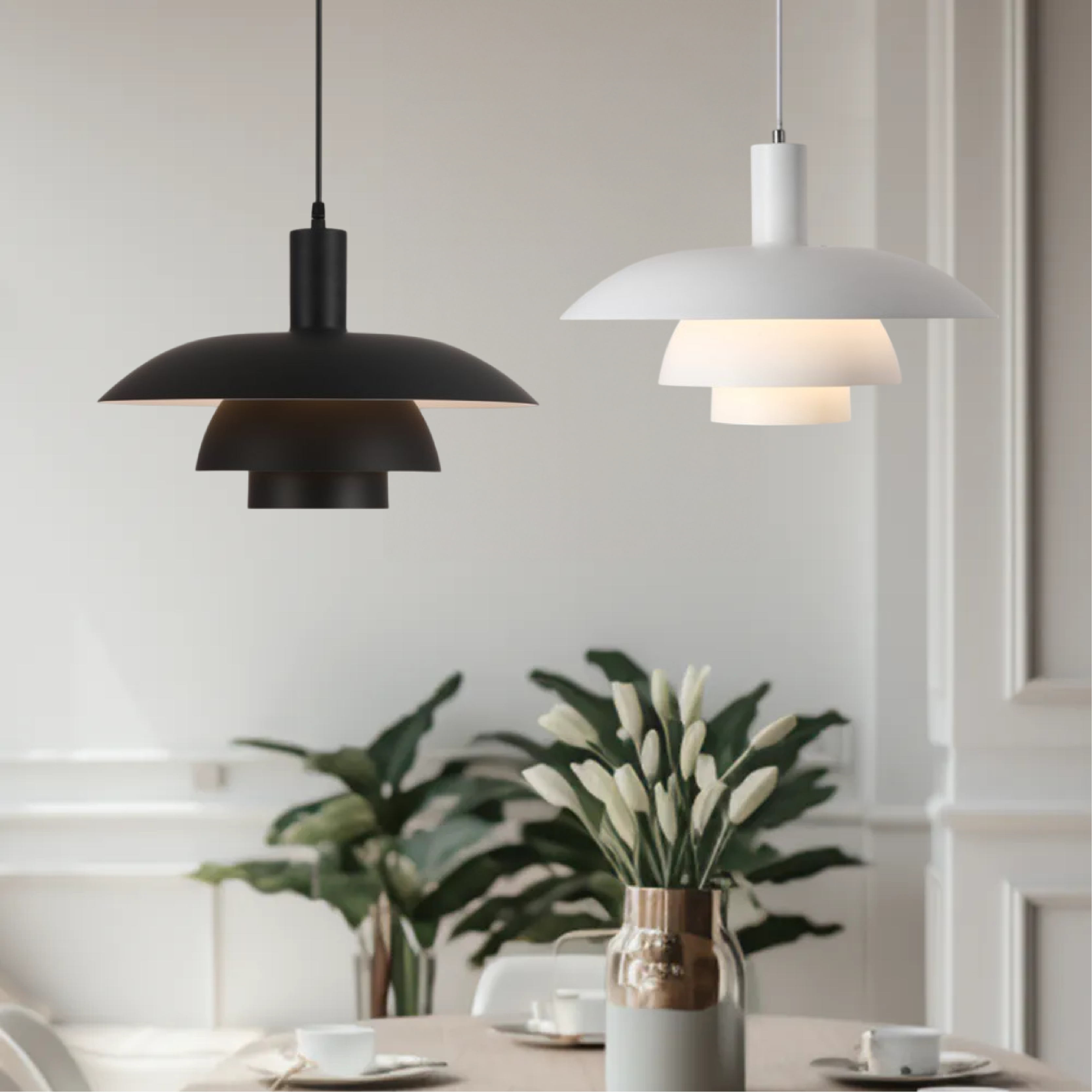 View of Danish Design Pendant Light – LunaraLights