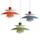 Morandi Modern LED Hanging lamp with shade