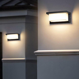 Black & White Outdoor Wall Lamp