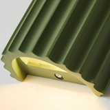 Modern Semi-circular Resin Sconce for Living Room