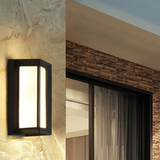 Black & White Outdoor Wall Lamp