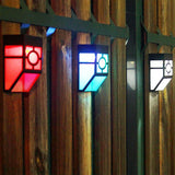 Solar LED wall light (2 packs)