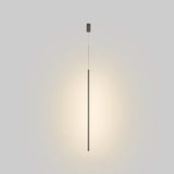 Minimalist Long LED Pendant Light made of Aluminum