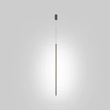 Minimalist Long LED Pendant Light made of Aluminum