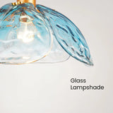 Creative Flower Petal Bedside Rod Pendant Light