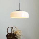 Chrome White Bauhaus Pendant Light