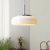 Chrome White Bauhaus Pendant Light
