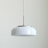 Chrome White Bauhaus Pendant Light