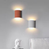 Modern Semi-circular Resin Sconce for Living Room