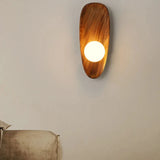 Wall Light made of Natural Wood