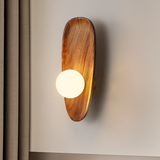 Wall Light made of Natural Wood