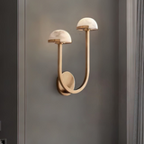 Mushroom Alabaster Wall Lamp