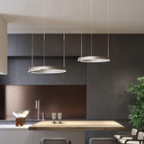 Modern circular LED pendant light