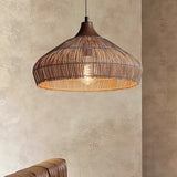 Wicker Rattan Pendant Light