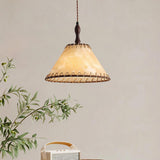 Wood and Fabric Series Pendant Lamp