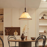 Wood and Fabric Series Pendant Lamp