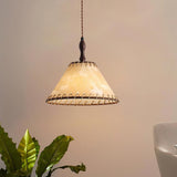 Wood and Fabric Series Pendant Lamp