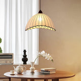 Wood and Fabric Series Pendant Lamp