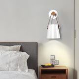 Conical Wall Light Made of Wood