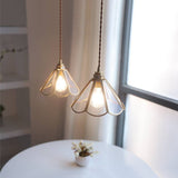Brass Glass Pendant Light