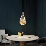 Modern Gray Glass Starry Sky Pendant Light