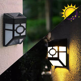 Solar LED wall light (2 packs)