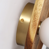 Wall Light made of Natural Wood