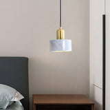 Cylinder Pendant Light Fixture Hanging Lamp Japanese Style