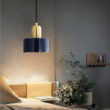 Cylinder Pendant Light Fixture Hanging Lamp Japanese Style