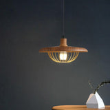 Imitation Wood Grain Pendant Lamps