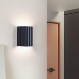 Modern Semi-circular Resin Sconce for Living Room