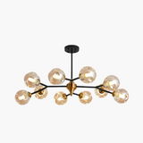 Modern blown Glass Chandelier