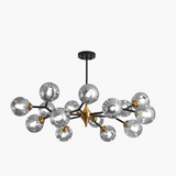 Modern blown Glass Chandelier