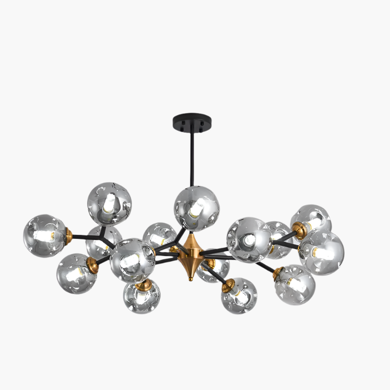 Modern blown Glass Chandelier