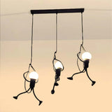 Retro Iron Man Hanging Lamp
