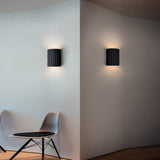 Modern Semi-circular Resin Sconce for Living Room