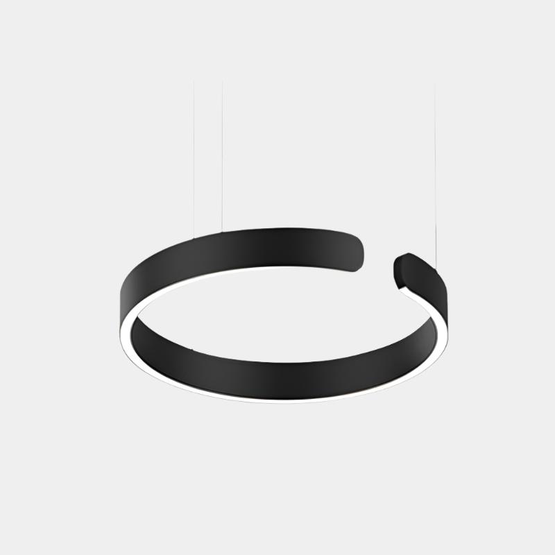 Modern circular LED pendant light