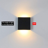 Modern Aluminum Waterproof LED Wall Sconce Wall Light Outdoor and Indoor Use