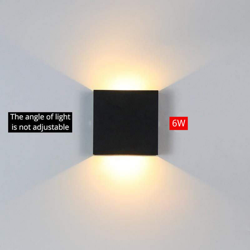 Modern Aluminum Waterproof LED Wall Sconce Wall Light Outdoor and Indoor Use