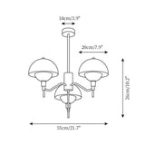 French Bubble Cream Chandelier for Living Room