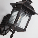 Antique Glass Outdoor Wall Lamp