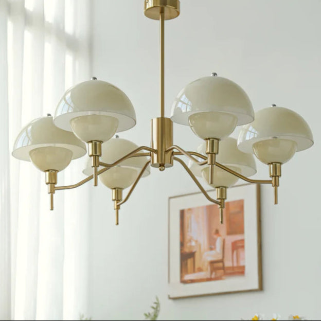 French Bubble Cream Chandelier for Living Room