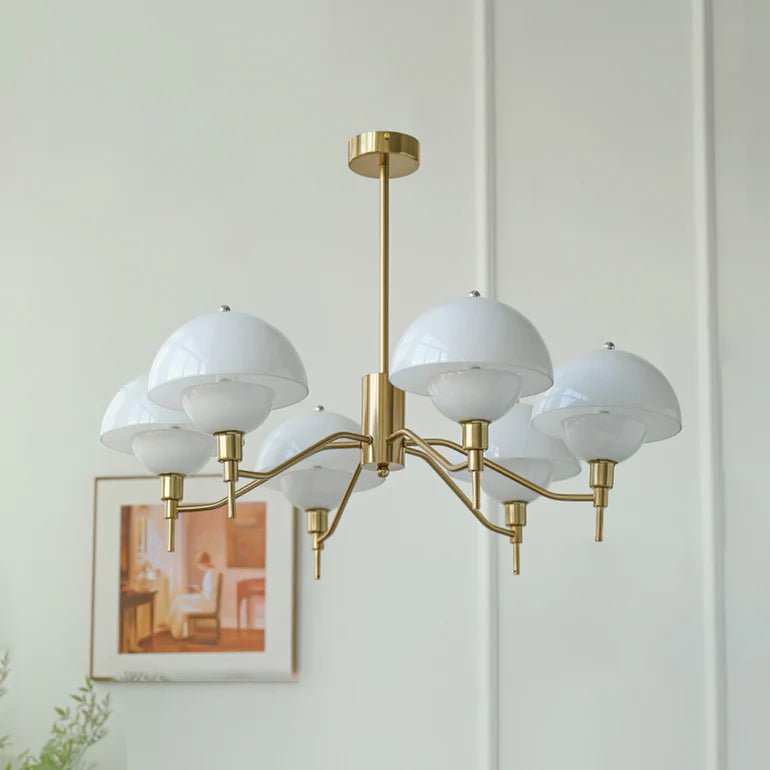 French Bubble Cream Chandelier for Living Room